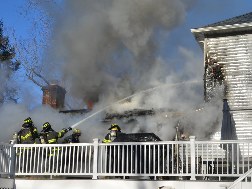 Mountainside Fire Department Extinguishes Fire